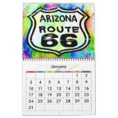 Klassische Route 66 Kalender 2018 (Jan 2027)