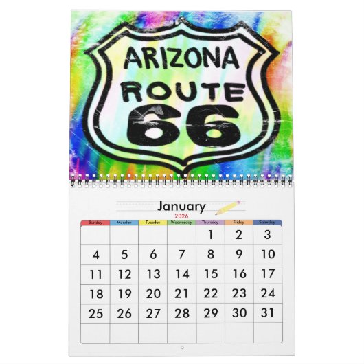 Klassische Route 66 Kalender 2018 (Jan 2026)