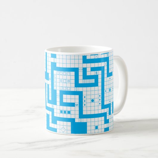 Klassische RPG-Karten-Kaffee-Tasse Kaffeetasse (VorderseiteRechts)