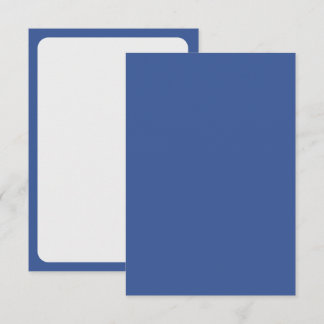 Klassische RSVP-Karte in Blau & Weiß – Anpassbar RSVP Karte
