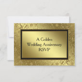 Klassische RSVP-Karte zum Hochzeitstag RSVP Karte (Vorderseite)