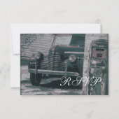 Klassische RSVP-Karten für alte Zeiten RSVP Karte (Rückseite)