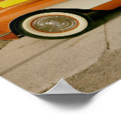 Klassische RT 66-Gasstation Poster (Ecke)
