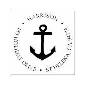 Klassische Rücksendeadresse für den Anker Permastempel (Design)