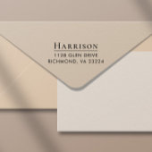 Klassische Rücksendeadresse Permastempel