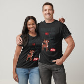 Klassische Rudolph-Typografie mit roter Nose T-Shirt (Unisex)