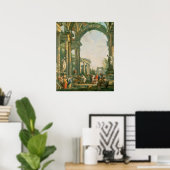 Klassische Ruinen, 18. Jahrhundert Poster (Heimbüro)