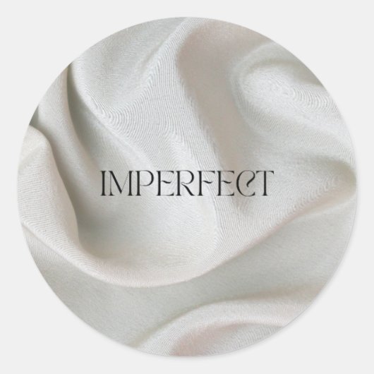 Klassische runde Aufkleber (Vorderseite)