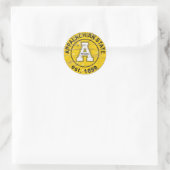 Klassische runde Aufkleber – Appalachian State Uni (Tasche)