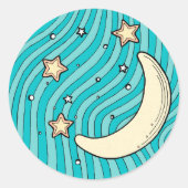 Klassische runde Aufkleber für (Vorderseite)