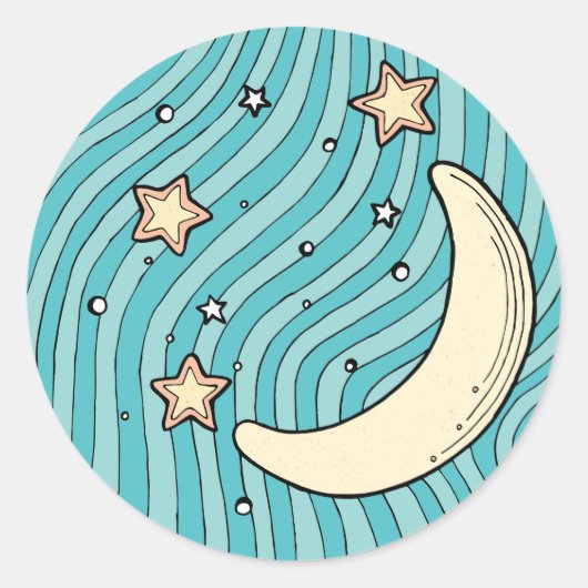 Klassische runde Aufkleber für (Vorderseite)