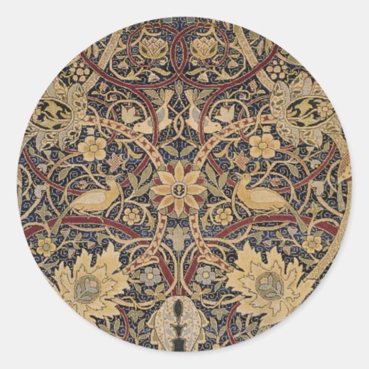 KLASSISCHE RUNDE RUNDER AUFKLEBER (Vorderseite)