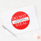 Klassische Rundkleber-Aufkleber Regierung Runder Aufkleber (Umschlag)