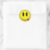 Klassische Rundstickerfläche Runder Aufkleber (Tasche)