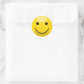Klassische Rundstickerfläche Runder Aufkleber (Tasche)