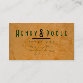 Klassische Rustikale Innenarchitektur Designer Bus Visitenkarte