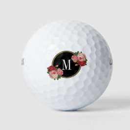 Klassische rustikale Vintage florale Rose Girlanon Golfball