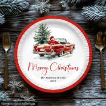 Klassische Santa-Claus-Schrift Festliche Dinner-Sc