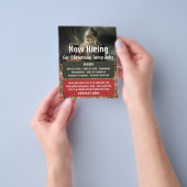 Klassische Santa Reading, saisonale Rekrutierungsw Flyer (Gruppe)