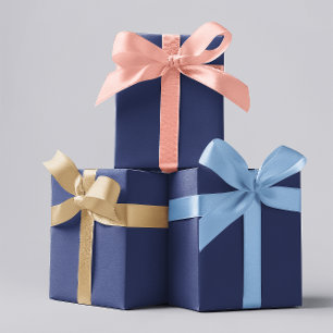 Klassische Saphir Blue Wrapping Paper Sheets Geschenkpapier Set