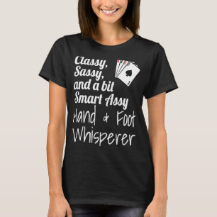 Klassische Sassy und ein wenig clevere Hand & Foot T-Shirt