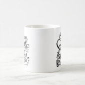 Klassische Sassy und eine kleine böse Assy Süd-Sas Kaffeetasse (Mittel)