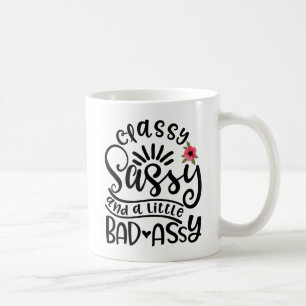Klassische Sassy und eine kleine böse Assy Süd-Sas Kaffeetasse