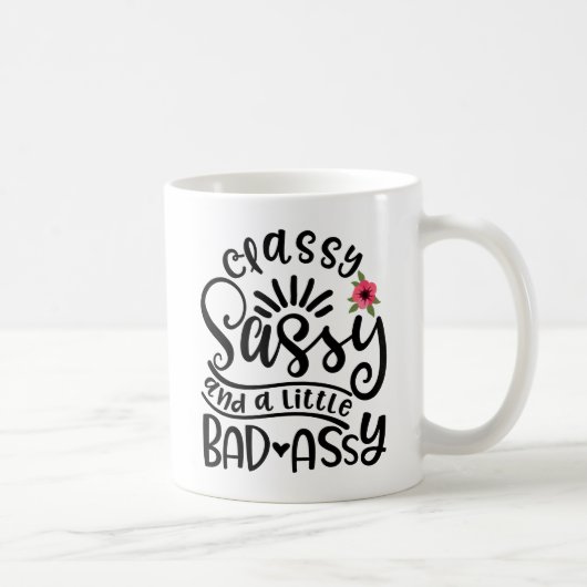 Klassische Sassy und eine kleine böse Assy Süd-Sas Kaffeetasse (Rechts)