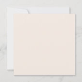 Klassische Save-the-Date-Flat-Karte mit fettem Rah Save The Date (Rückseite)