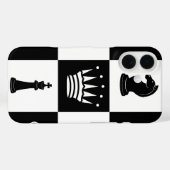 Klassische Schachfiguren iPhone 16 Fall Case-Mate iPhone Hülle (Rückseite (Horizontal))