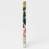 Klassische schicke Rose Kunstvoll und ganz Botanis iPhone Hülle (Rechte Seite)