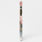 Klassische schicke Rose Kunstvoll und ganz Botanis iPhone Hülle (Linke Seite)