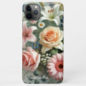 Klassische schicke Rose Kunstvoll und ganz Botanis iPhone Hülle (Rückseite)