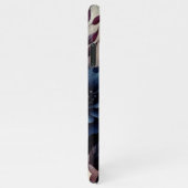 Klassische schicke Rose Kunstvoll und ganz Botanis iPhone Hülle (Rechte Seite)