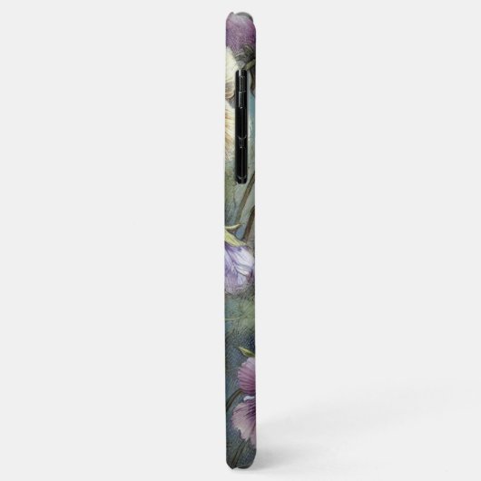 Klassische schicke Stiefmütterchen Kunstvoll und g Case-Mate iPhone Hülle (Hinten/Links)