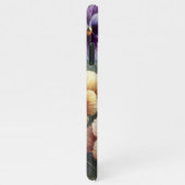 Klassische schicke Stiefmütterchen Kunstvoll und g iPhone Hülle (Rechte Seite)