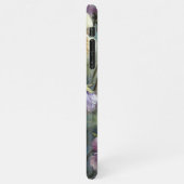 Klassische schicke Stiefmütterchen Kunstvoll und g iPhone Hülle (Linke Seite)