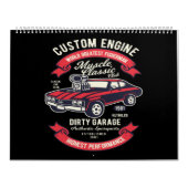 Klassische schmutzige Garage für Motor Kalender (Titelbild)