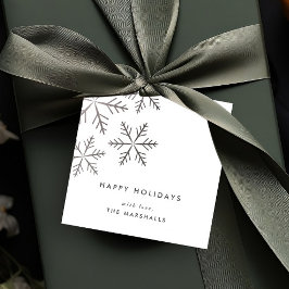 Klassische Schneeflocken Imitate Frische Pasta mac Geschenkanhänger