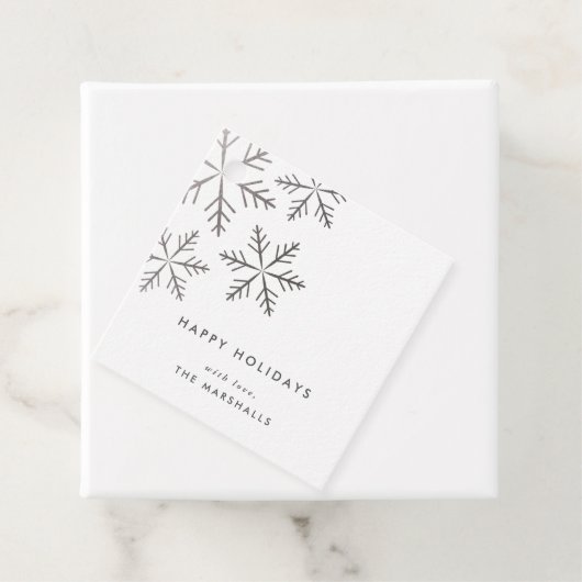 Klassische Schneeflocken Imitate Frische Pasta mac Geschenkanhänger (Beispiel)