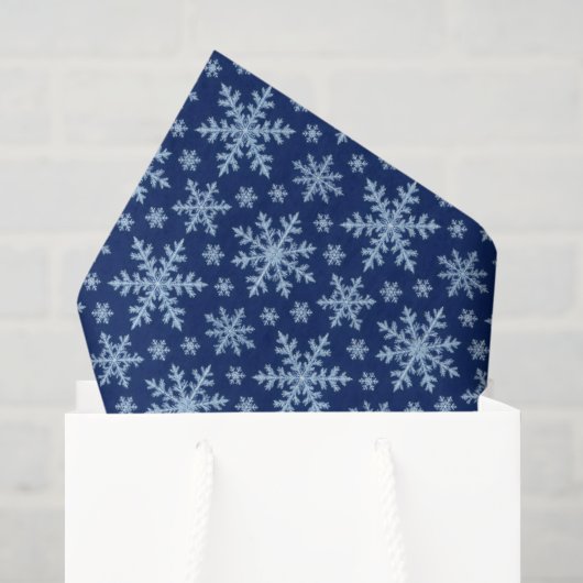 Klassische Schneeflocken Seidenpapier (Geschenktüte)