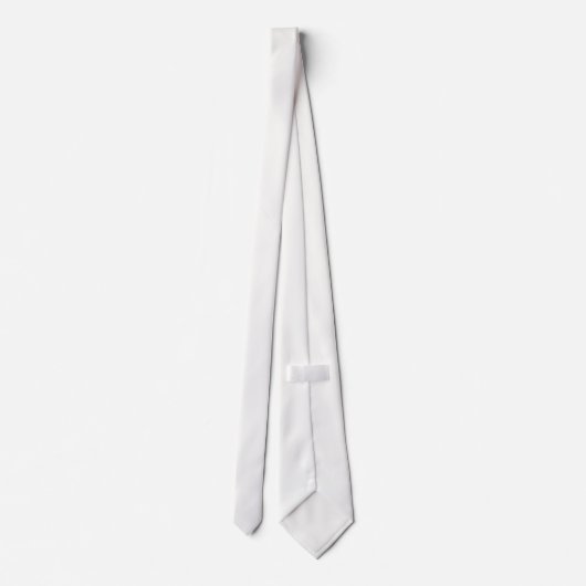 Klassische Schneeweißfarbenformel Krawatte (Rückseite)