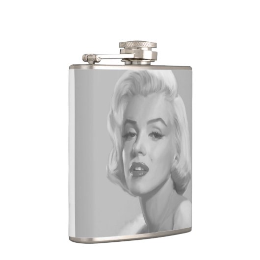 Klassische Schönheit 3 Flachmann (Rechts)