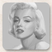 Klassische Schönheit Getränkeuntersetzer (Vorderseite)