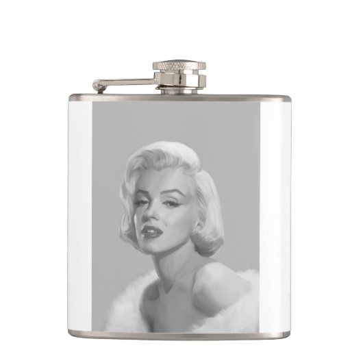 Klassische Schönheit II Flachmann (Vorderseite)