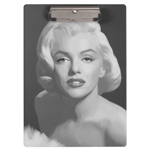 Klassische Schönheit Klemmbrett (Vorderseite)