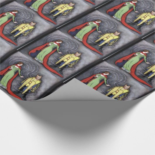 Klassische Schönheit und das Biest Geschenkpapier (Ecke)