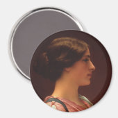 Klassische Schönheit von John William Godward Magnet (Vorderseite/Rückseite)