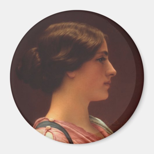 Klassische Schönheit von John William Godward Magnet (Vorne)