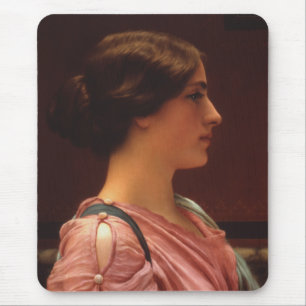 Klassische Schönheit von John William Godward Mousepad